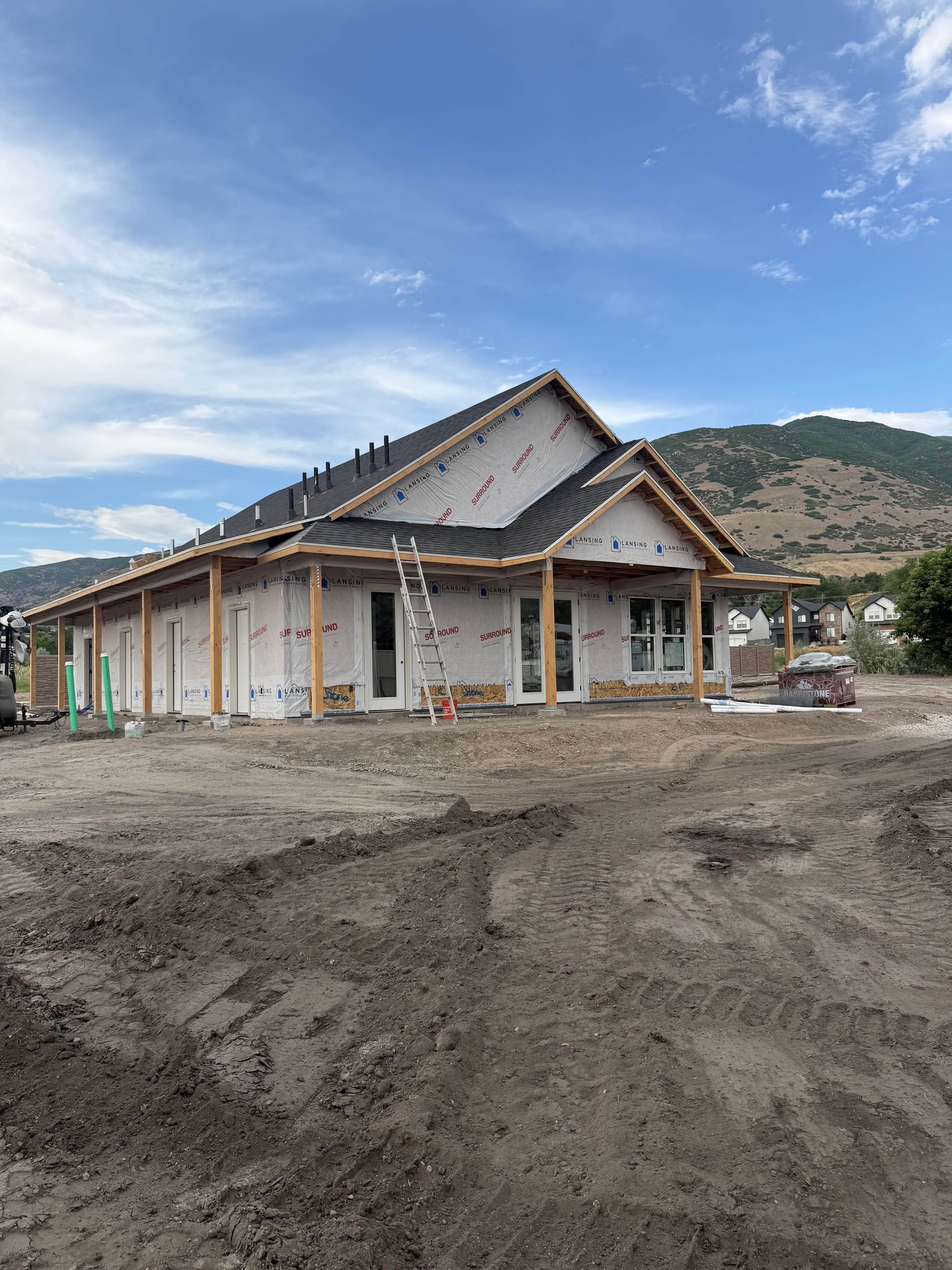 Spring Creek RV Resort clubhouse construction in progress