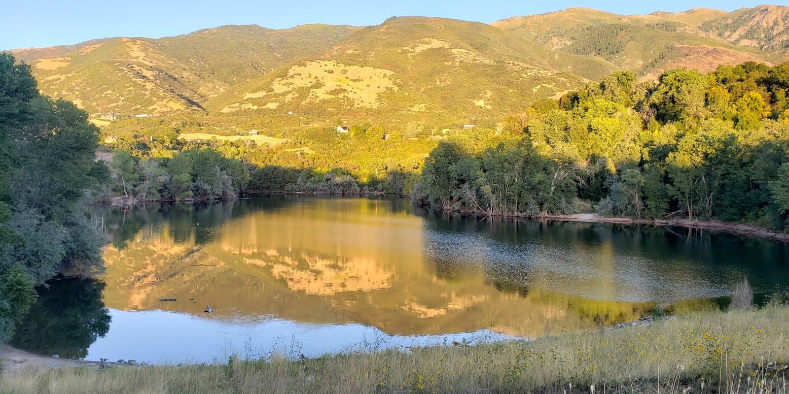 Hobbs Reservoir in Davis County, Utah